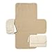 Toddlekind Mini Maven Tragbare Wickelunterlage – Reise Wickelmatte aus Bio-Baumwolle & Wasserabweisendem Material, Faltbare Wickelunterlage mit Tasche (Beige)