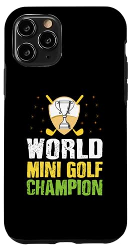 Coque pour iPhone 11 Pro World Mini Golf Champ Golf Player Golf Golf Driver Putter