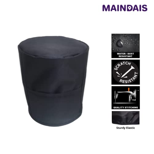 Image of Coffee Maker Machine Cover Dust Proof, Water Proof, Washable Cover Compatible With Pockets. Protect Your Machine from Dust Water and Scratches - Black