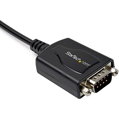 StarTech.com Câble adaptateur de 30 cm USB vers série DB9 RS232 - Mémorisation de port COM - 1x DB-9 mâle - 1x USB A mâle (ICUSB2321X)