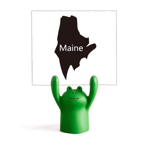 Support de carte de dessin animé grenouille Maine Ameusa pour bureau