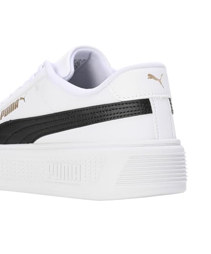 Image of Puma Womens Smash V3 Platform Lace Up Sneakers Shoes Casual