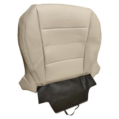 Zieichy Passenger Side Perforated Bottom Replacement Seat Cover Tan Compatible with Subaru Outback 2015 2016 2017 2018 2019 Cover