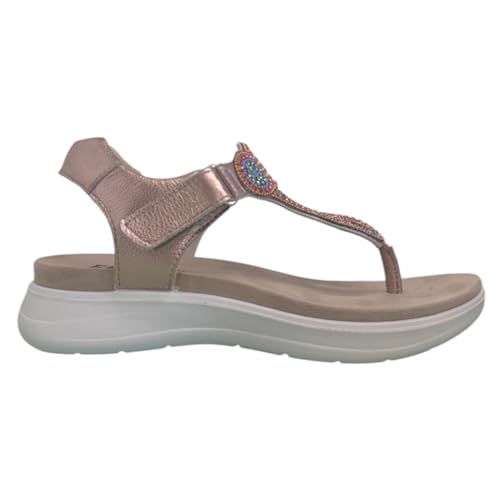 Tongs vison avec strass pour femme pour soulager les pieds sensibles avec élégance