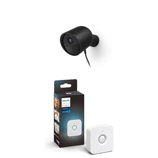 Hue Security Camera Wired Black + motion