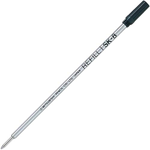Amazon | 三菱鉛筆 油性ボールペン替芯 SK-8 黒 【10本セット