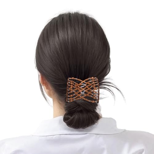 Peine Elástico Doble con Cuentas para Cabello miniatura 3