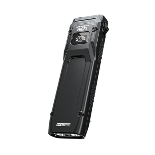 Nitecore EDC23 Lampe torche Rechargeable, Noir