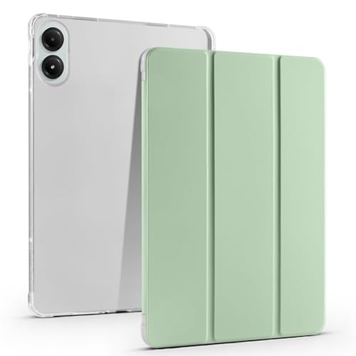 Coque Xiaomi Redmi Pad Pro 12.1 antichoc verte à veille automatique
