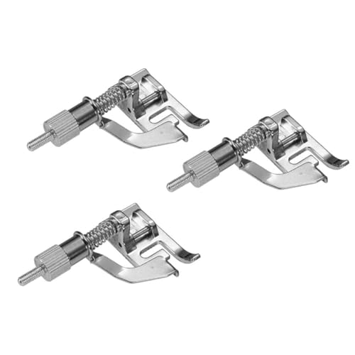 3 Piezas Pie de Prensatelas de Dobladillo en Metal miniatura 1