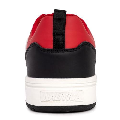 Nautica Men's Classic Low-Top Sneakers – Retro Lace-Up Casual Shoes for Tennis and Basketball-Inspired Style3