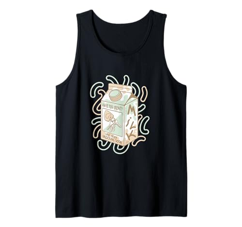 Lost Key Milk Carton Mystery Fun Tank Top