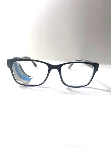 Foster Grant reading glasses, Tristan. Pop of power with blue light protection readers +1.50, Black