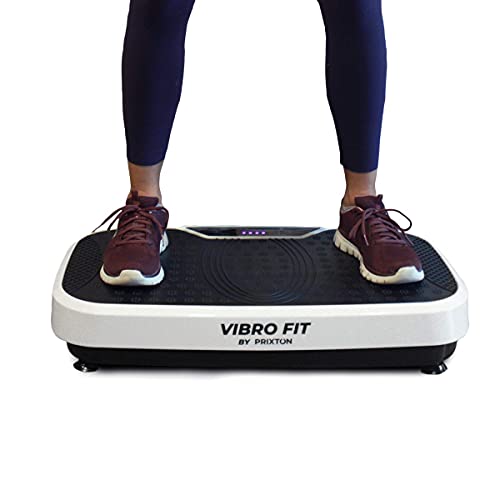 PRIXTON Vibro Fit – Vibrationsplatte Fitness, 99 Stufen, einstellbare Intensität und Geschwindigkeit, 20 Minuten… – Bild 3