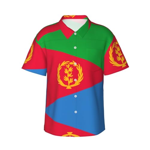 Chemise drapeau érythréen pour homme : restez frais et fier en fête