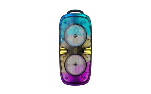 Fisher Bluetooth PA Stereo Speakers System-Karaoke Portable Wireless DJ, Dual 6.5