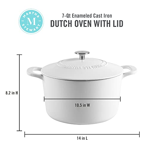 MARTHA-STEWART-Gatwick-7-QT-Enamel-Cast-Iron-Dutch-Oven-Matte-White-White-Matte