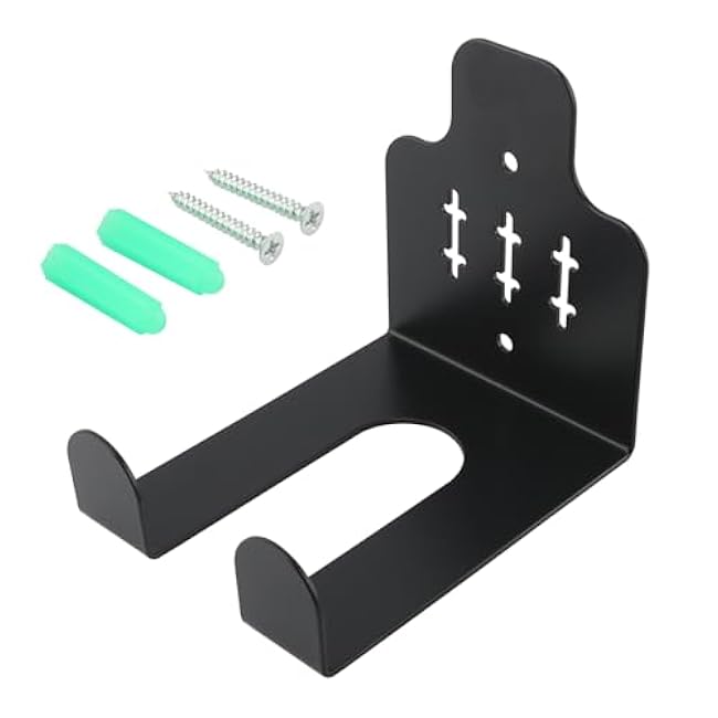 Barbell Wall Holder, Single Barbell wall Mount Hanger, Garage Gym Bar Walls Rack, Vertical Barbells Mount Rack(Black,Size:Under 31mm Bar Size)