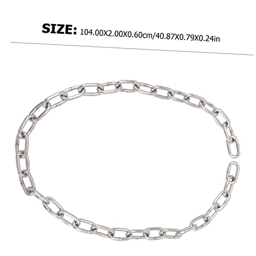 Mipcase Multi-Functional Stainless Steel Chain Pet Leash Swing Guardrail Clothes Hanger