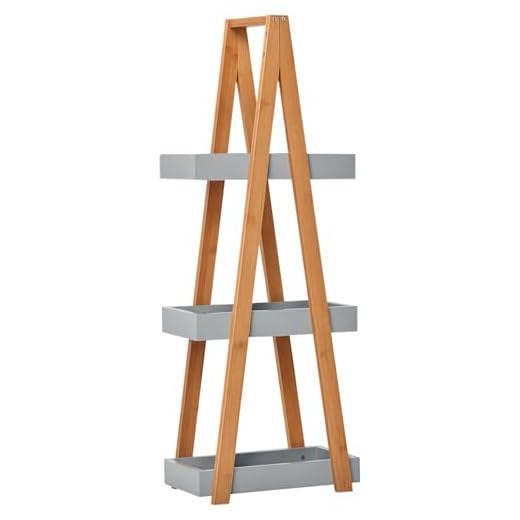 6 Space-Saving Bamboo Shelf Units for Small UK Flats 2025 4 kleankin 3-Tier A-Frame Bamboo Shelf