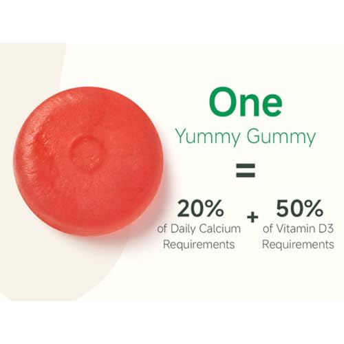 Image of Little Joys Calcium & Vitamin D Gummies for Kids (13+ years) With No Sugar Added | For Stronger Bones, Joints, Teeth & Immunity | Strawberry Flavour | 30 Gummies