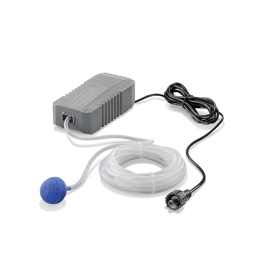 esotec Solar Teichbelüfter AIR S, 6-9V/DC Einzelpumpe, Ersatzpumpe, Sauerstoffpumpe, Gartenteich Luftpumpe, Teichpumpe, Belüfterpumpe, Zubehör-Pumpe, IP44 101850