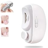 Electric Nail Clippers for Seniors, 2026 3 in 1 Electric Nail Clipper Multifunctional Electric Toenail Clippers for Adults,Kids with Polishing and 2 Speeds (White)