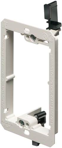 ARLINGTON Industries LV1LP for Installation ON EXISTING Construction for Class 2 Wiring ONLY, Low Profile, Low Voltage MOUNTING Bracket, Single Gang
