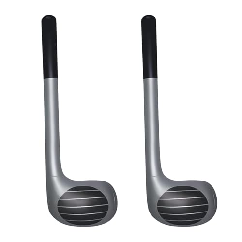MUYAPAY 2 Pièces Jeux Exterieur Enfant Clubs Golf Gonflables pour Événements Accessoires Fête Club Golf Gonflable Amusant en PVC Décoration Amusants Fête Jouet Exterieur Enfant