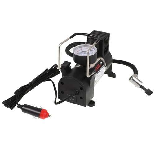ABOOFAN Inflador de Neumáticos Portátil 16 Cilindros, Bomba de Aire Eléctrica Compacta, Compresor de Aire Automático para Coche y Bicicleta, Inflador de Alta Presión 140 PSI para Uso