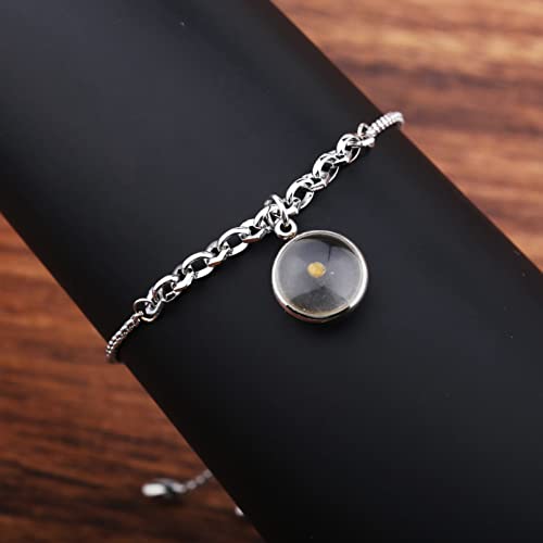 NC Mustard Seed Bracelet Necklace Bookmark Christian Gift Religious Inspirational Jewelry for Friend Family Faith Gift (Mustard Seed Chain B 1) - Image 5