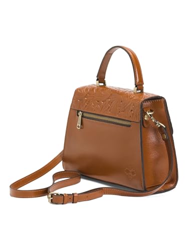 Image of Patricia Nash Chauny Tooled Leather Satchel