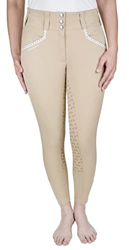 Equine Couture Nicole Full Seat Breech 28 Safari