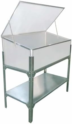 GARDIUN KIS12142 - Raised Jackpot Greenhouse I 53 x 104 x 108 cm 1 Water Polycarbonate Transparent