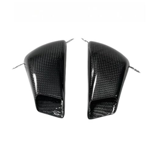 Couvercle de radiateur d'étrier de moto 108mm en carbone avant