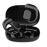 Lisher ¨¦couteurs ¨¤ Oreille Ouverte Casques Bluetooth sans Bluetooth 5.3 ¨¦couteurs sans ¨¤ Commande Tactile, Jusqu'¨¤ 16 Heures de Lecture