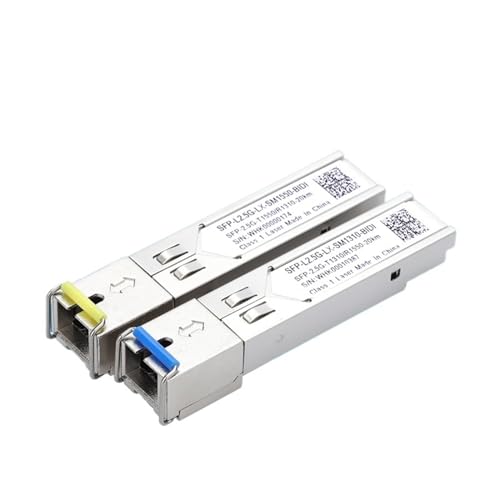 Modulo ottico del ripetitore di SFP singolo modo e fibra doppia 2.5G singola 20KM coppia SC