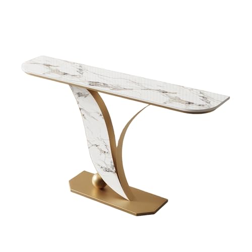 �R���\�[���e�[�u�� �X���� ���� ���[ �n�C�\�t�@�[ �T�C�h�e�[�u�� �Ƃ̑��� �L���p �Q�� ���r���O�p(White C,80cm/31.5in)