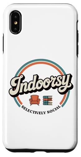 Indoorsy Selectively Social �r���e�[�W ���Љ�I �����I �X�}�z�P�[�X iPhone XS Max �p