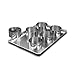 American Metalcraft SR6103 Sauce/Cake Ring, 10 In Id X 3 In Deep, Stainless-SR6103