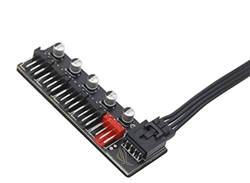 Buyyart New 5 Port PC Fan Hub Splitter Speed Controller Adapter for 4 Pin PWM Cooler Cooling Fan Computer Cables Connectors Accessories (B08KZRQP9J) Amazon Price History, Amazon Price Tracker