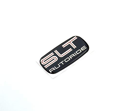 Image of 1Pc Exterior Trim Right or Left SLT Autoride Emblem Badge Decal Replacement For 00-06 Silverado Sierra (Silver Black)