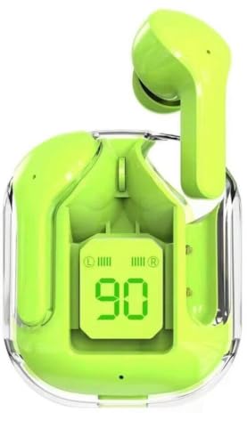 Image of Wireless Ear Bear Buds Wireless with 60H Playtime, Noise Isolation & Clear Calls, Bluetooth Earbuds with Voice Assistant, Bluetooth V 5.3 & with Type C Fast Charging 60H Playtime (Green)