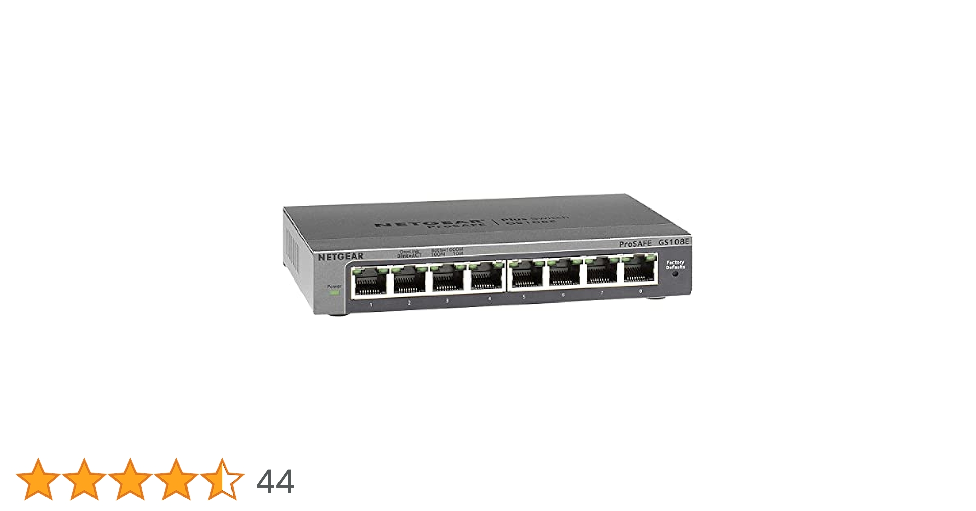 NETGEAR GS108PE 8ポート4ポートPoEハブ Amazon.com: NETGEAR 8-Port Gigabit Ethernet Smart Managed