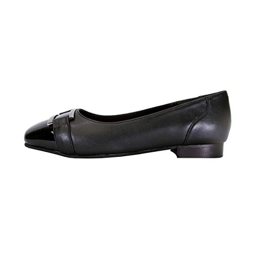 Peerage Tonya Women's Wide Width Comfort Leather Dress Flats3