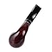 Rossi Rubino Antico Handmade Briar Pipe by Savinelli - Deep Red Hand Brushed Stain With Polished Finish & Rich Wood Grain, 6mm (8614)