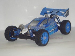 VRX-2E Buggy Elettrico Brushless con Batteria Lipo 11,1V e Radio 2.4gHz in Scala 1/8 4WD RTR