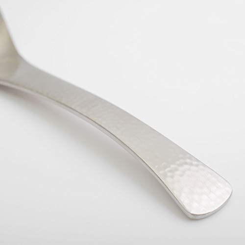 Amazon.co.jp: サービングスプーン フォークセット ステンレス 鎚目