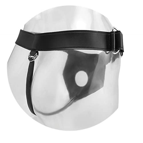 Apolo, Arnés Sexual, Universal, Polipiel, PVC, Silicona, Negro (Sin dildo)