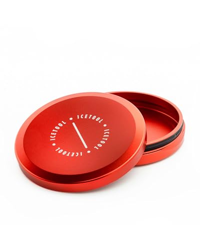 Icetool Slim Can, Aluminum Pouch Storage Container, Red